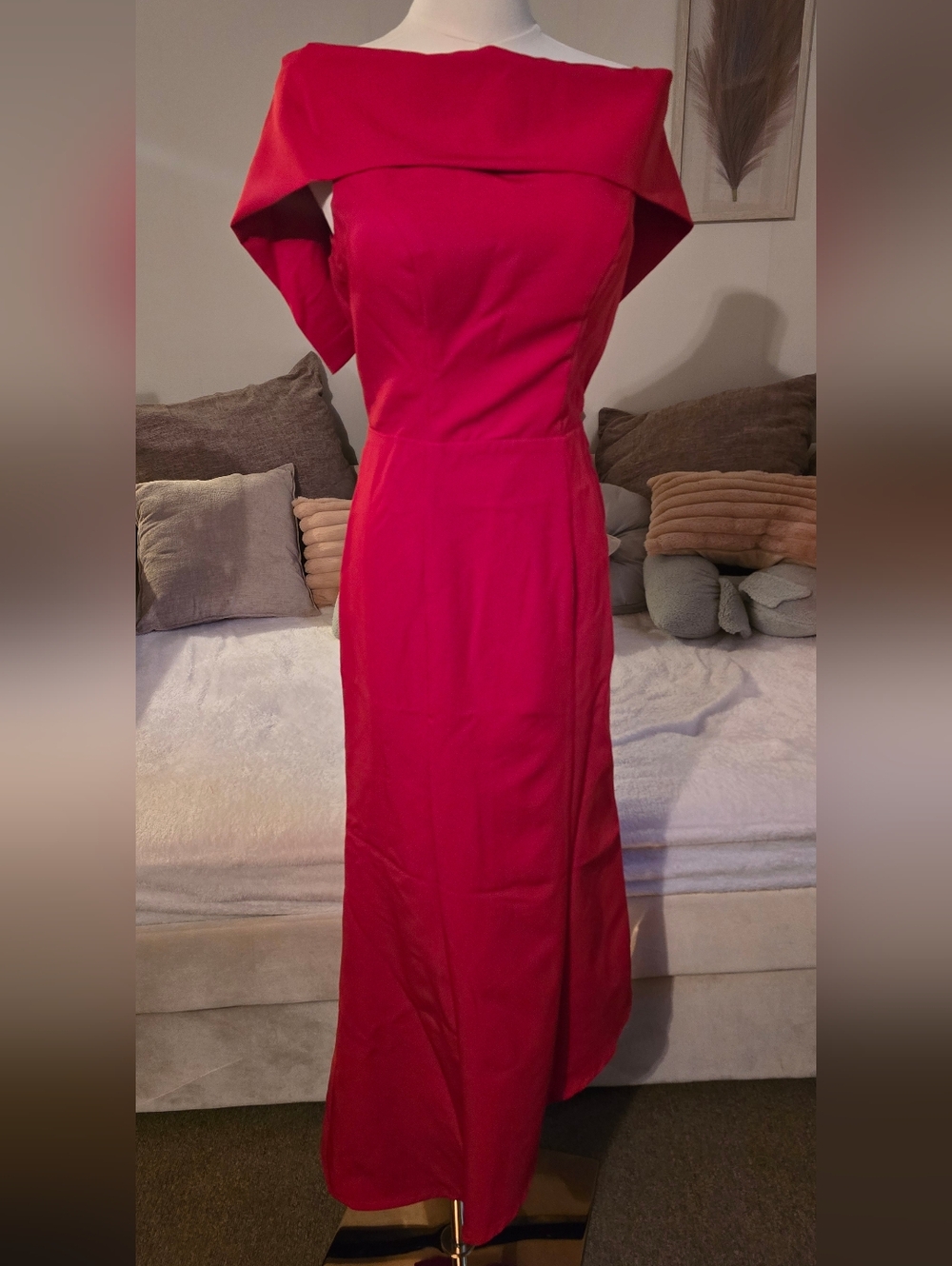 Faeriesty Bold Red Maxi Dress
